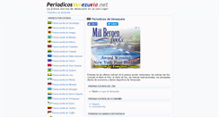 Desktop Screenshot of periodicosvenezuela.net