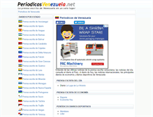 Tablet Screenshot of periodicosvenezuela.net